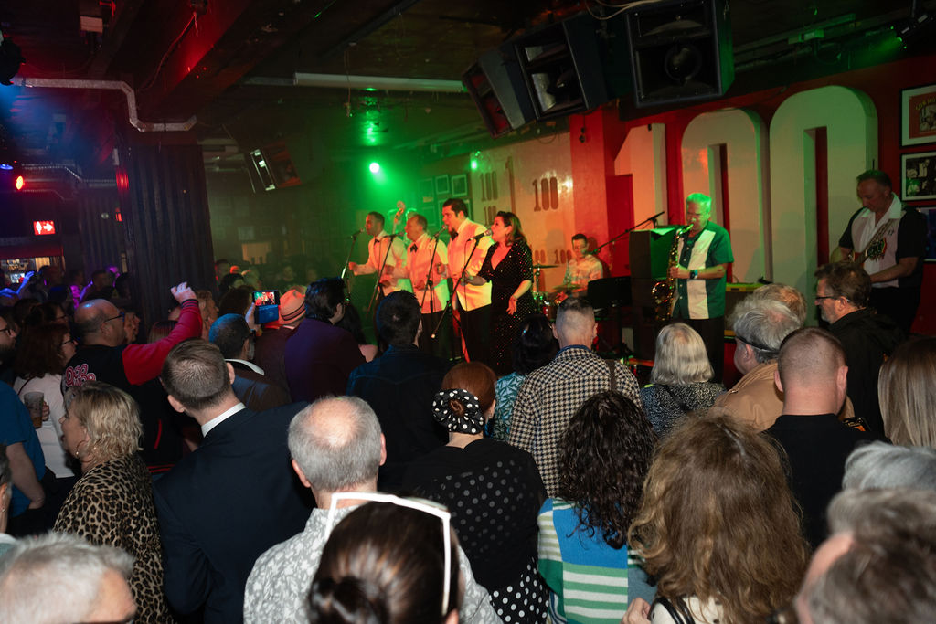 Doo Wop Explosion live band performance UK doo wop show