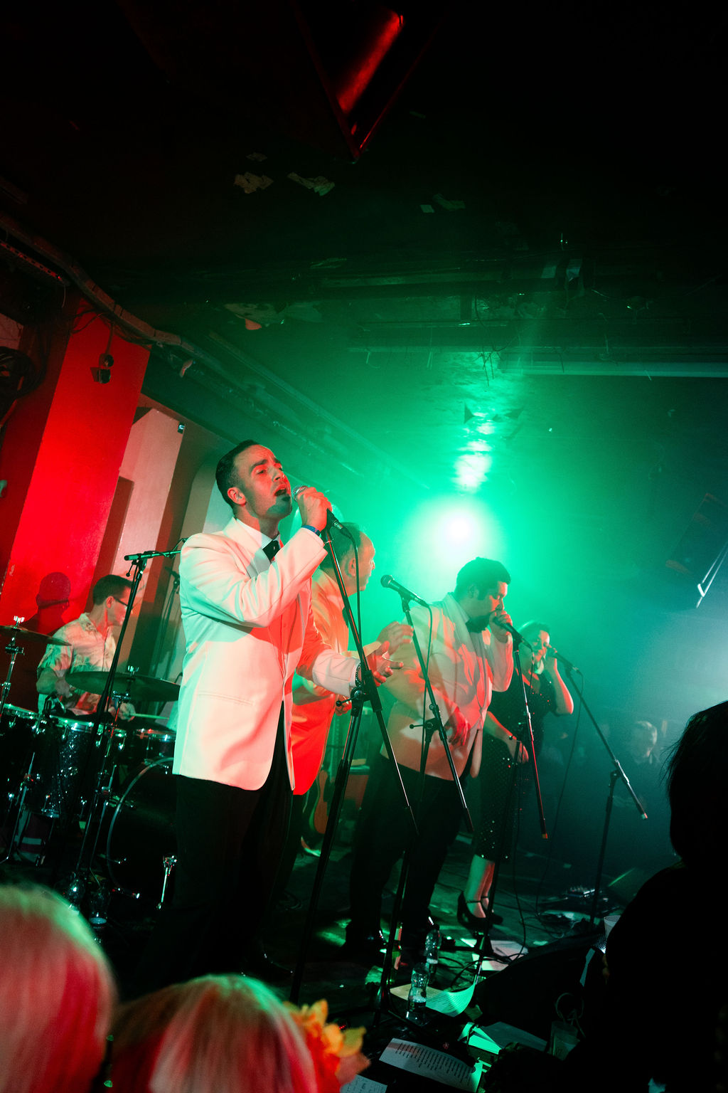 Doo Wop Explosion band live on stage UK music event