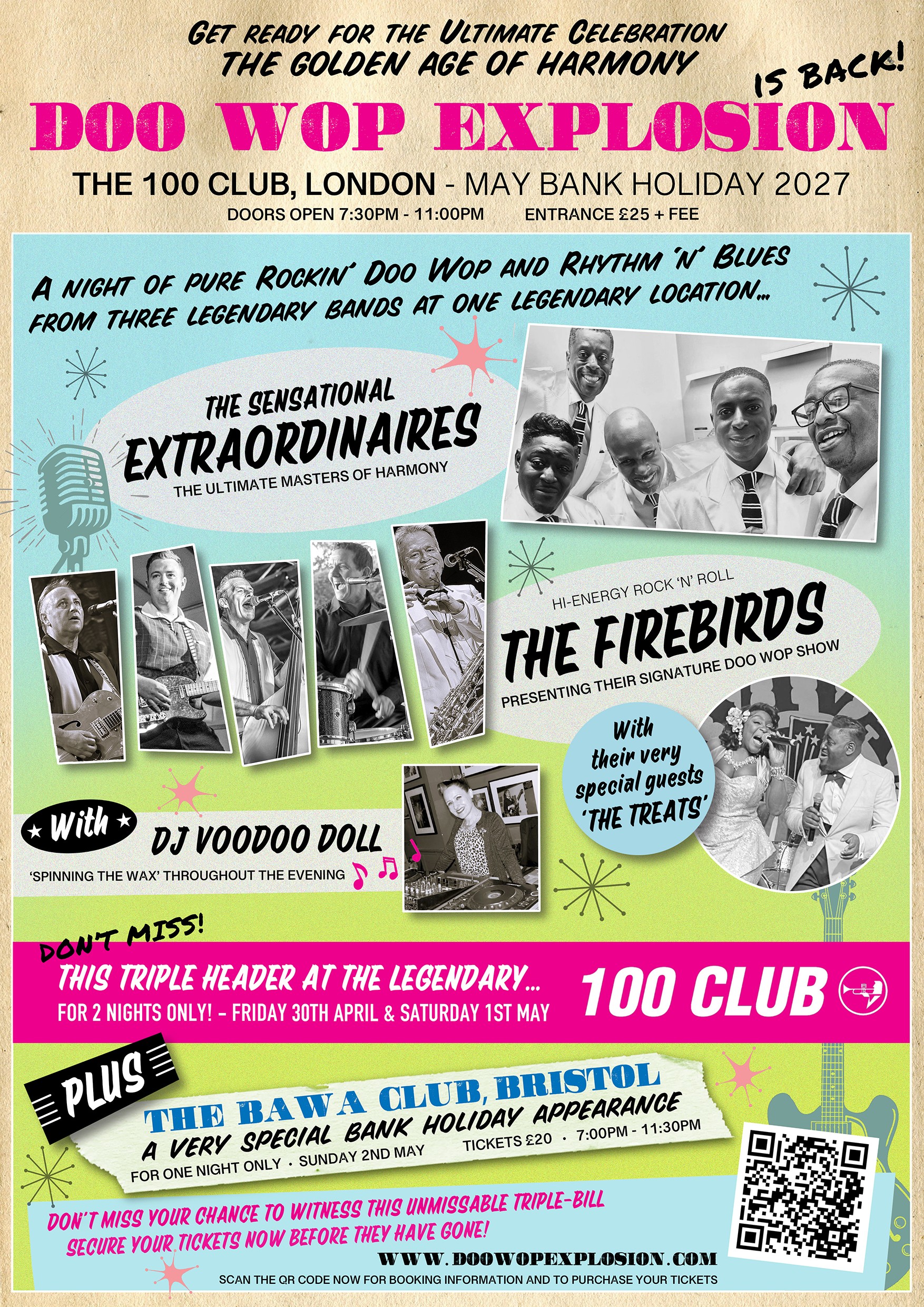 Doo Wop Explosion 2027 Poster